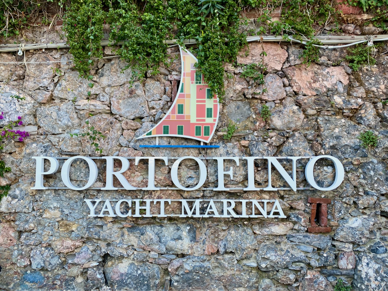 Portofino Yacht Club Sign