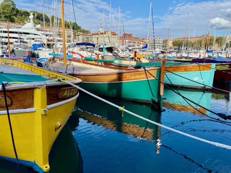 Nice France image of the boats
