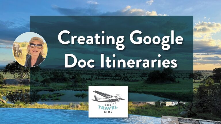 How to Use Google Docs for Travel Planning GoGoTravelGIrl Youtube
